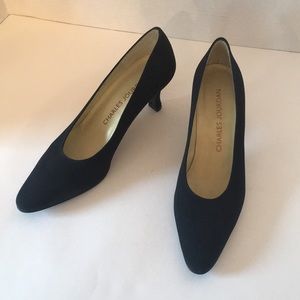 vintage charles jourdan classic black heels